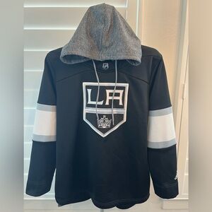 NHL Los Angeles Kings Black & Gray Hooded Pullover